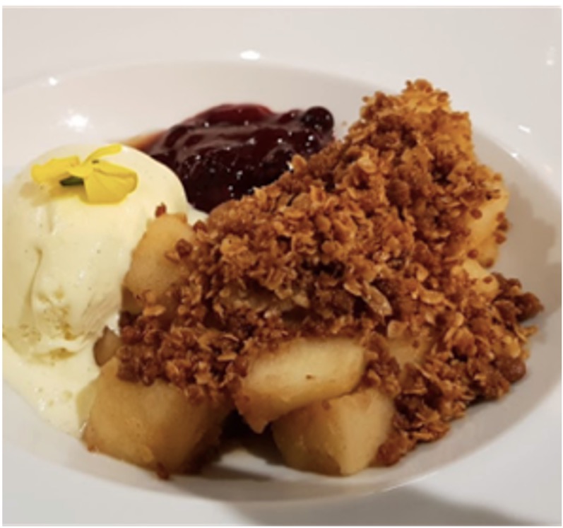 Corporate event catering dish by private chef Justin Jennings in Lisbon