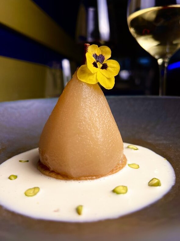 Vanilla Poached Pear