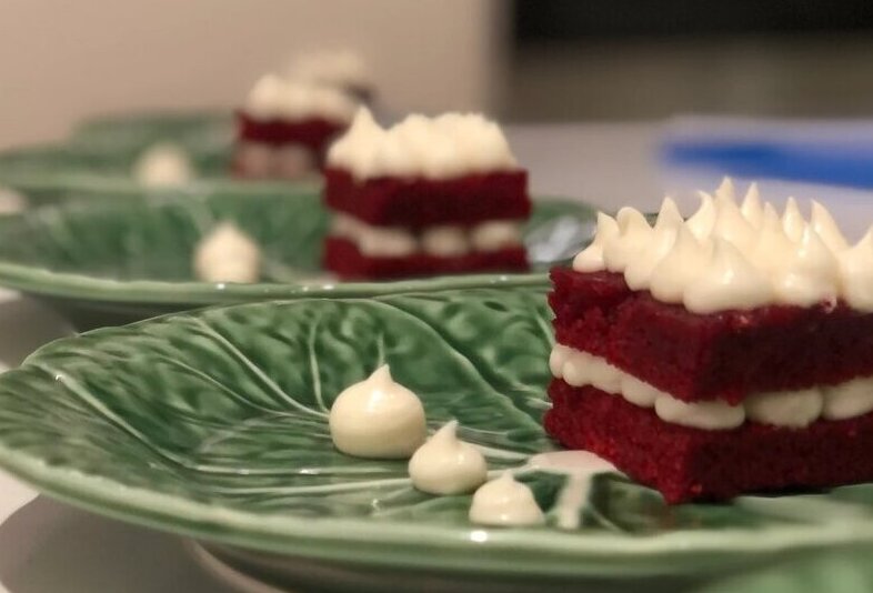 Super Soft & Moist Red Velvet Cake
